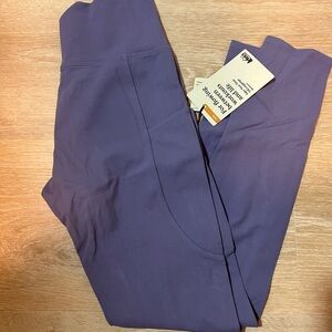 Purple High-Waisted Leggings